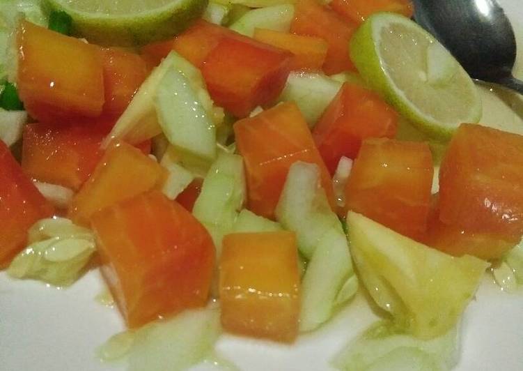 resep lengkap untuk Asinan buah segaar.