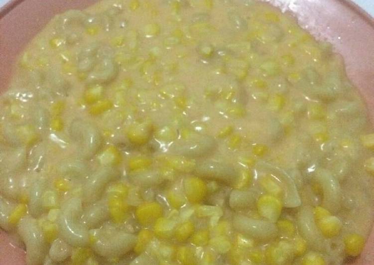 resep masakan Mac, corn and cheese super simpel dan ngirit ala anak kos ??