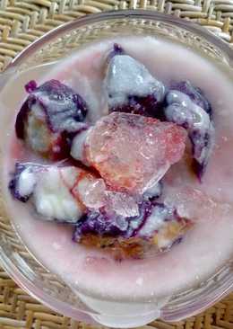 Es pisang ubi ungu
