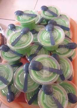 Puding Santan lembut ala occ