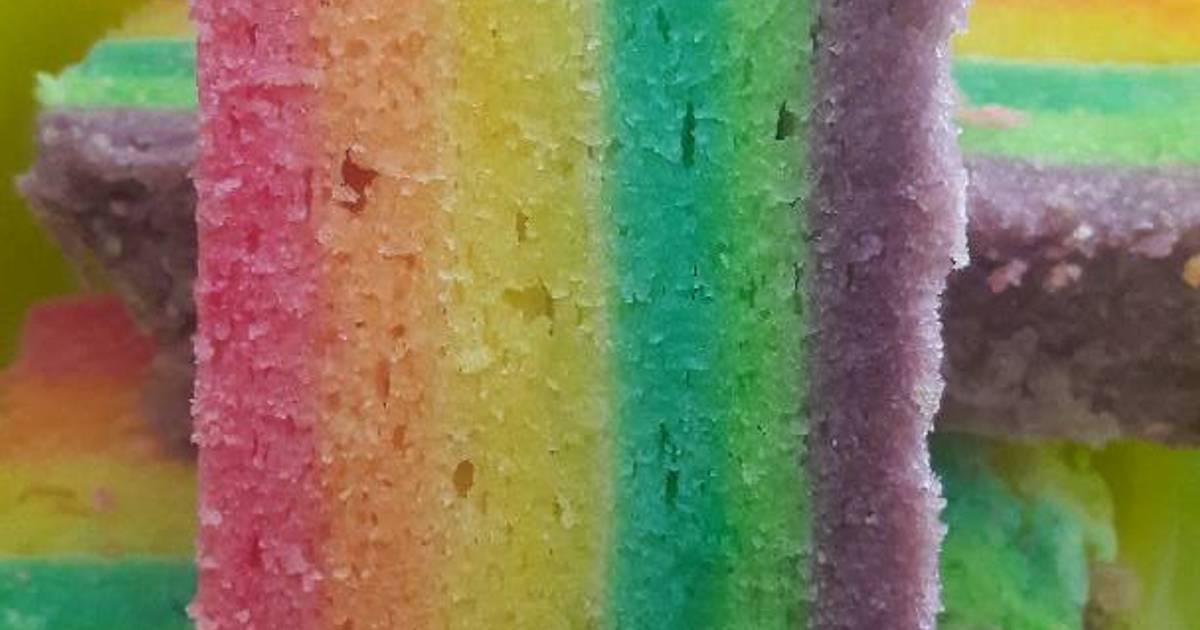Resep Rainbow cake