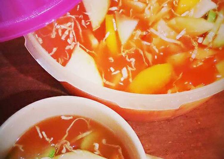 resep makanan Asinan Buah dan Sayur