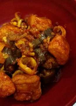 Balado tahu cumi asin