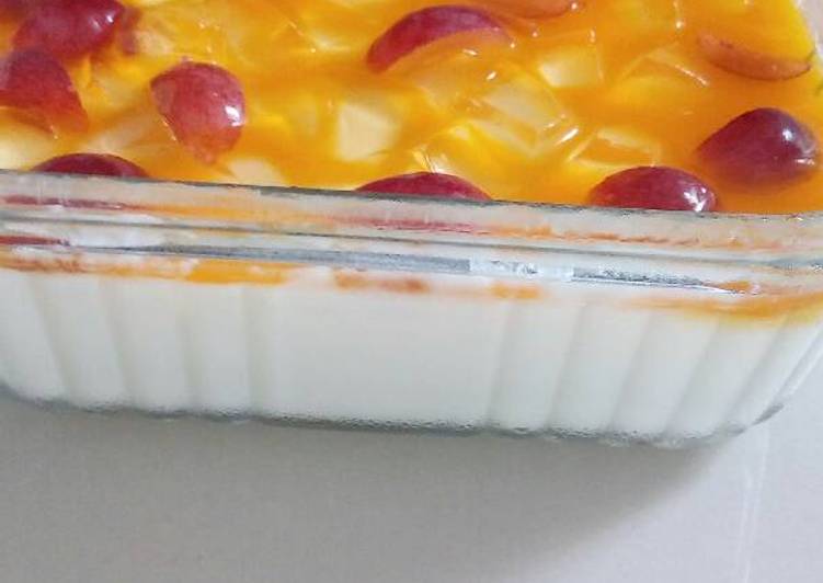 gambar untuk resep makanan Puding susu jeruk