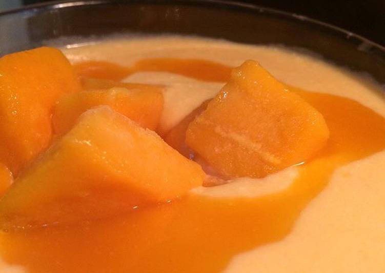 gambar untuk cara membuat Mango yogurt homemade (tanpa yogurt maker)