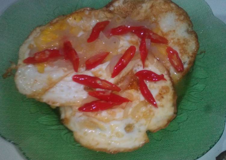 Telur ceplok saus manis#bikinramadanberkesan#menusahur