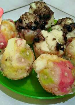 Muffin kukus coklat putih