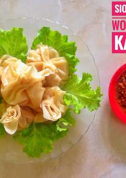 Siomay saus kacang