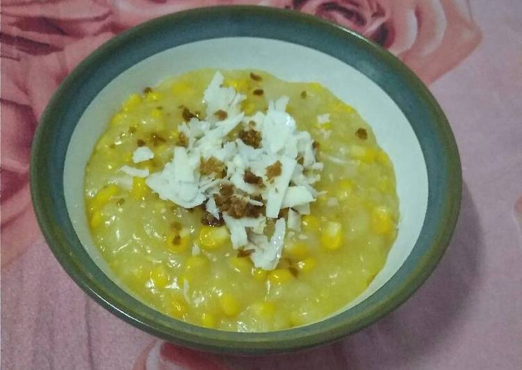 resep makanan Bubur Jagung Manis