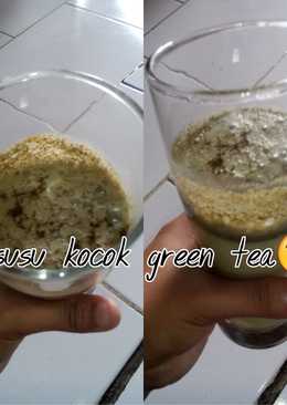 Susu kocok green tea