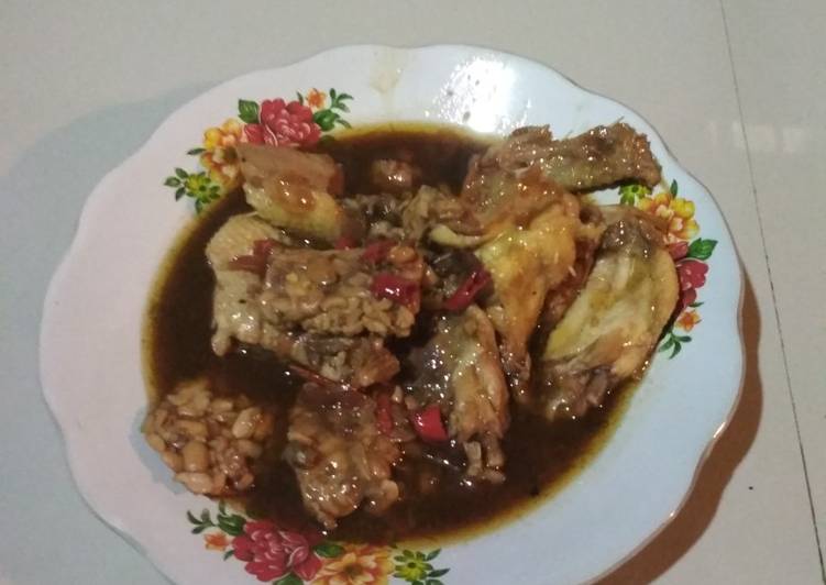 Resep Ongseng Ayam Goreng & Tempe