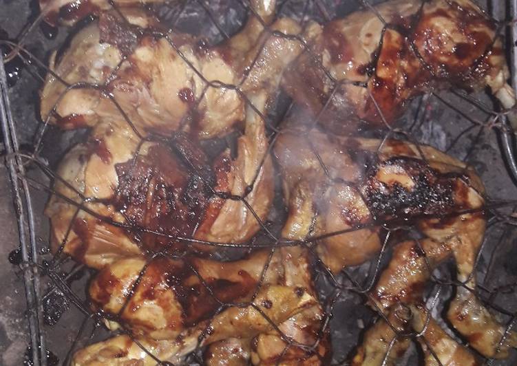 resep makanan Ayam bakar pedas manis