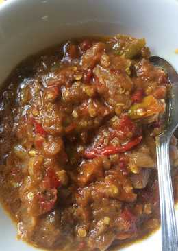 Sambal terasi tomat goreng