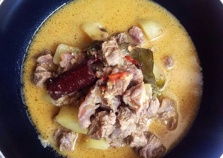 resep Gulai Cincang Sapi