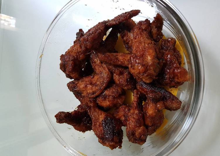 resep masakan Honey garlic chicken wings