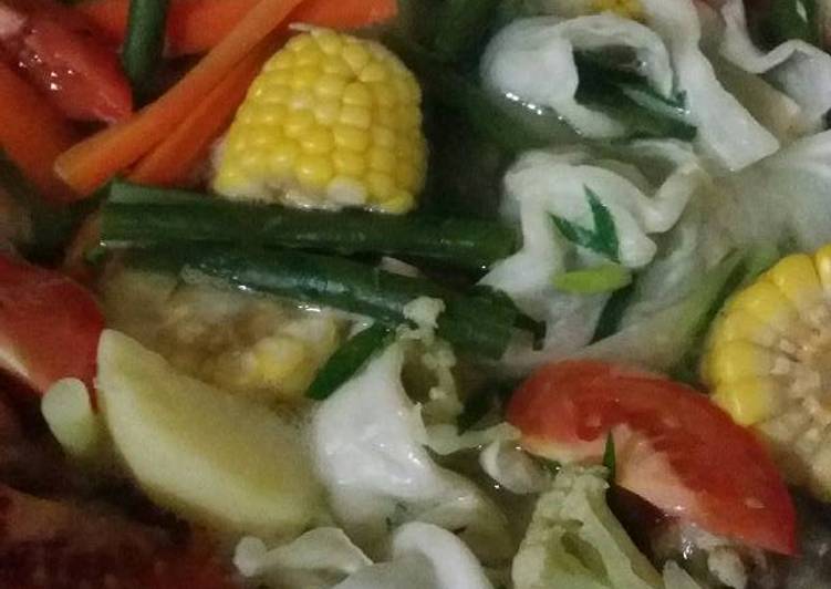 bahan dan cara membuat Sayur bening