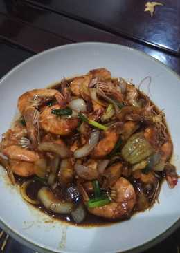 Udang saus mentega