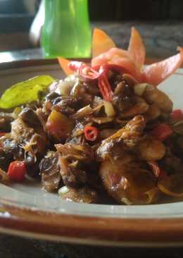 Tumis kerang bumbu pedas manis