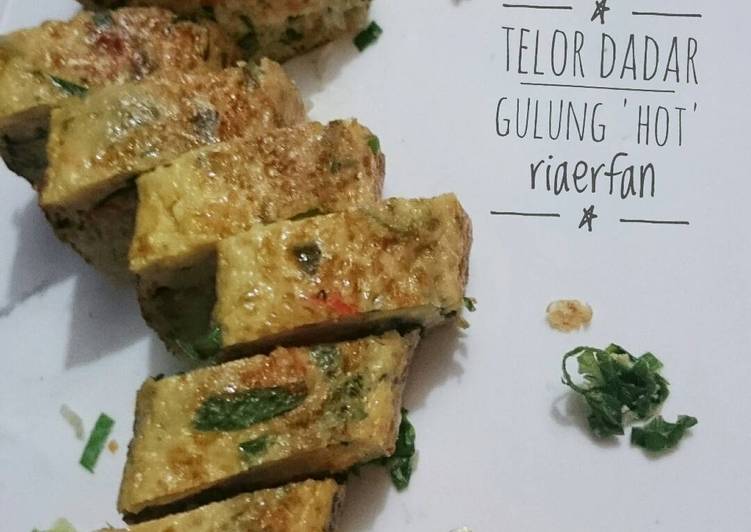 resep masakan Telor dadar gulung 'hot'