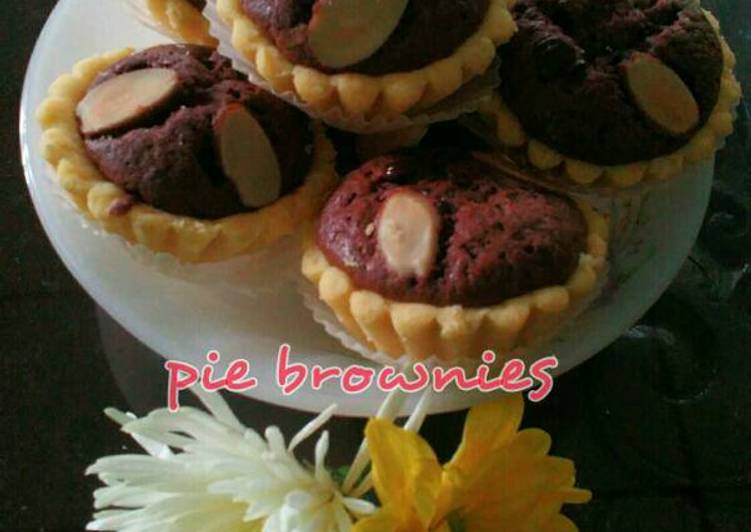 cara membuat Pie brownies