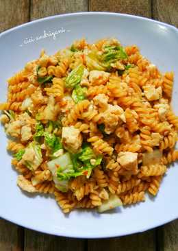 Seblak Fusilli Putih Telur