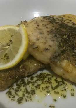Pan Fried Dory with Lemon Butter Sauce