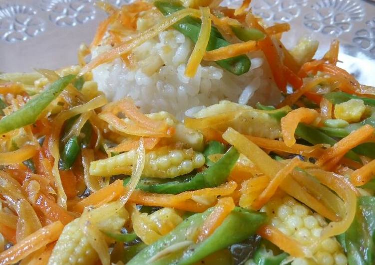 resep makanan [Pendamping Lauk] Tumis Wortel Buncis Jagung Muda