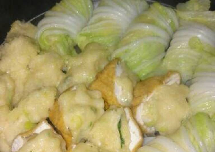 resep lengkap untuk Somay aci simple