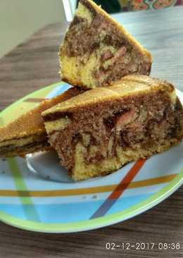 Zebra Cake (metode sponge cake)