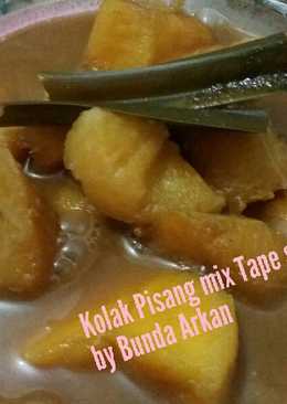 Kolak pisang mix tape singkong
