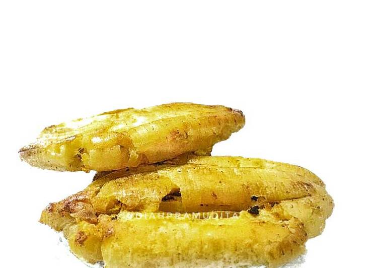 resep Sanggara Peppe (Pisang Goreng Geprek/Gepeng)