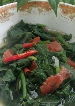 Tumis pucuk labu saus tiram