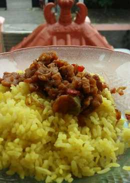 Nasi kuning Rice cooker simpel