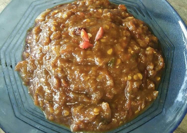 gambar untuk resep Sambal Terasi Tomat Goreng