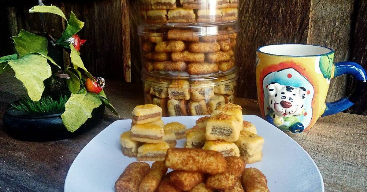 Resep Cookies Wafer, Cookies Coklat Koin, Cookies Palm 