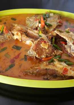 Gulai pedas ikan bawal