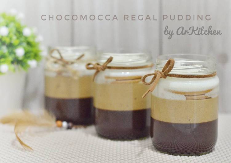 resep makanan 30. Chocomocca Regal Pudding (Puding Busa Coklat) ala ArKitchen