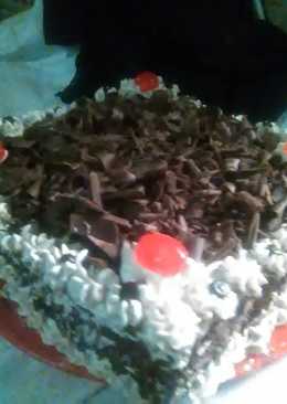 Black fores lembut mudah bikin nya irit bahan nya