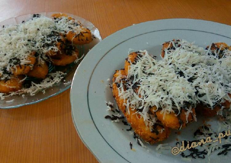 gambar untuk cara membuat Pisang goreng pasir coklat keju