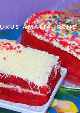 Red velvet cake kukus