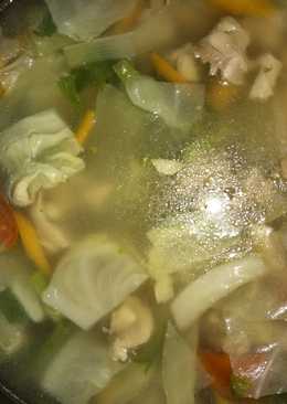 Sayur sop tetelan ayam