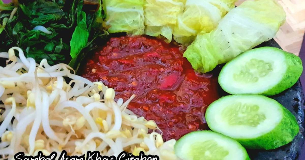 12 resep sambel asem khas cirebon enak dan sederhana Cookpad