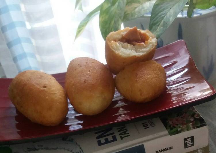 Resep Roti goreng isi sosis mayo Kiriman dari Dapur Bunda Pikal