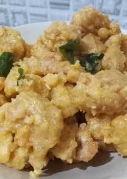 Creamy salted egg chicken