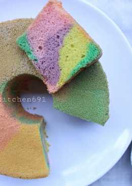 Unicorn Chiffon Ketan ala Kheyla (metode simple) #beranibaking