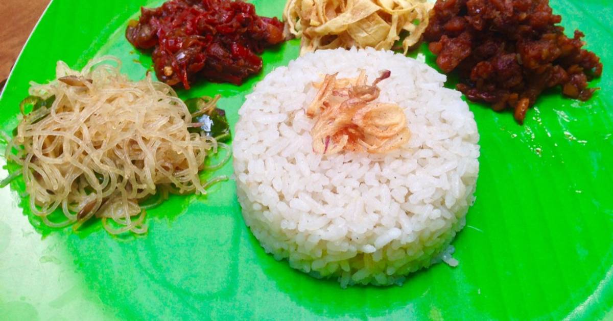  Nasi uduk kukus  58 resep Cookpad