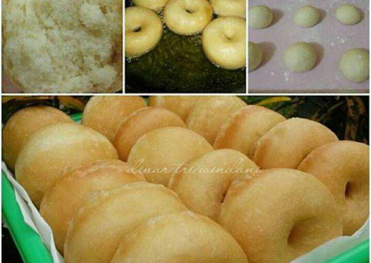 bahan dan cara membuat Donat Tanpa Telur Tanpa Kentang Tetep Ueeemppuuukk