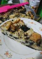 Puding Roti with Oreo Cookies