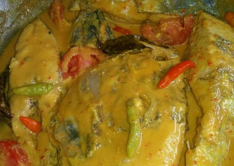 Resep Gulai Ikan Kuwe (giant trevally) By Wanda