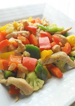 Tumis Ayam Paprika